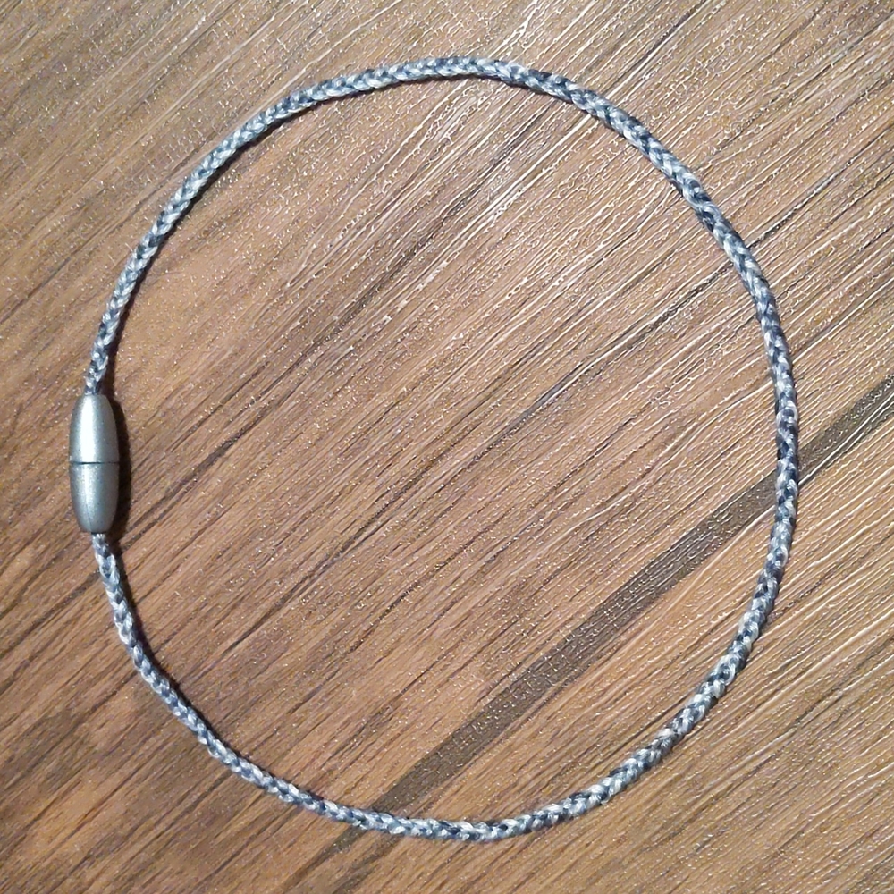 Braided Choker, Grayscale